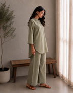 Sage Handwoven Co-ord Set