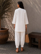 Ivory Handwoven Co-ord Set