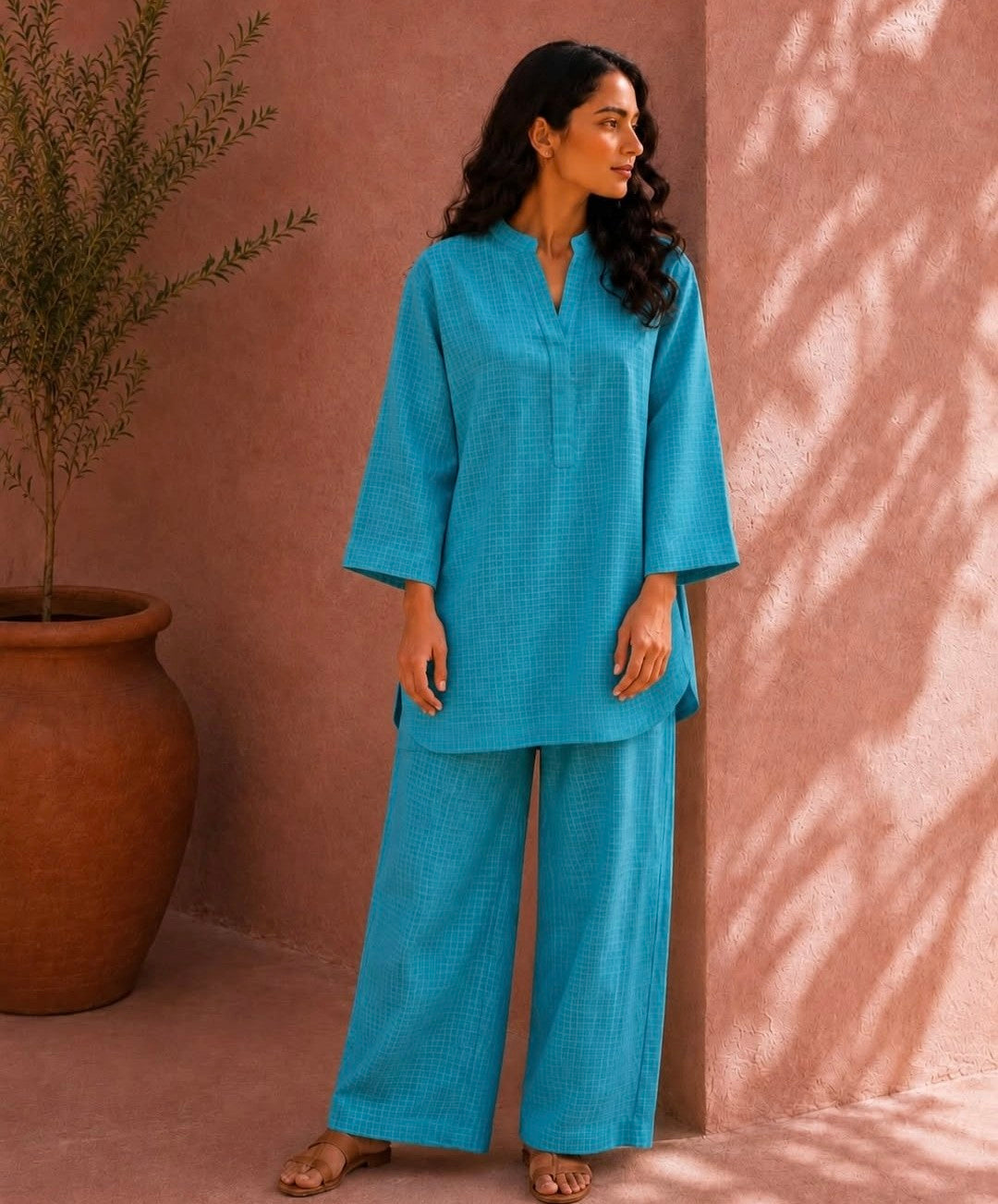 Seagreen Handwoven cord-set