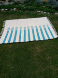 Blue & white line